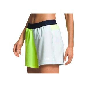 NWT The North Face Wander Short Women's Athletic Hiking Yellow Skylight Blue 2XL